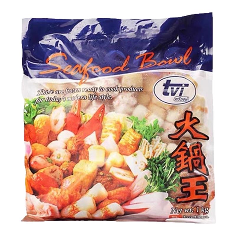 TVI泰国火锅食材组合串串关东煮套餐鱼丸龙虾球鱼豆腐竹轮甜不辣