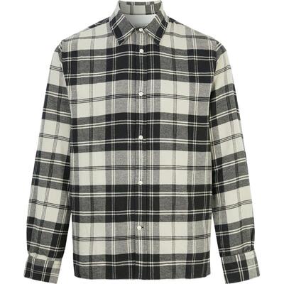 【限时折上9折】Officine Générale春夏男士格纹棉质法兰绒衬衫