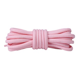 粉色鞋带适用AJ1女扁平圆绳空军一号AF1加粗麻绳丝绸扁板鞋帆布鞋