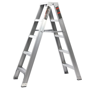 奥鹏铝合金人字梯子工程专用工地仓库折叠伸缩长梯特厚加粗3米4米