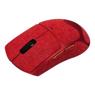 适用迈从K7鼠标防滑贴Ultra超薄吸汗贴纸全包耐磨电竞保护膜红粉