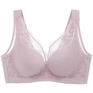 依曼丽专柜正品内衣女显小记忆钢圈防下垂收副乳直立棉背心文胸