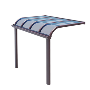 铝合金雨棚户外防雨家用别墅天台楼顶遮阳棚庭院露台透明阳光雨篷