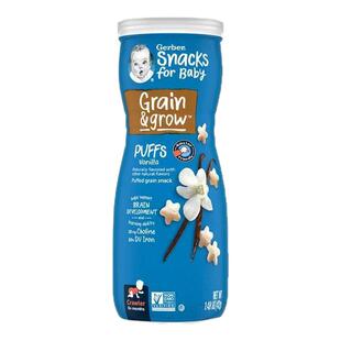 Gerber嘉宝谷物零食片8个月以上婴幼儿宝宝零食6种维矿