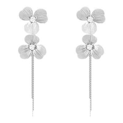 独特个性夸张花朵耳环