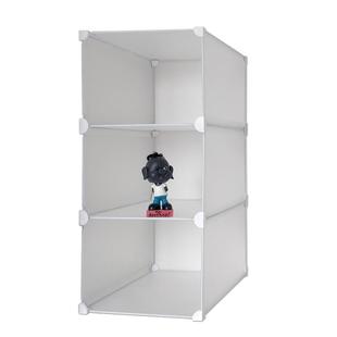 衣柜分层隔板床头橱柜子透明塑料收纳分割架分类隔断魔片免钉热卖