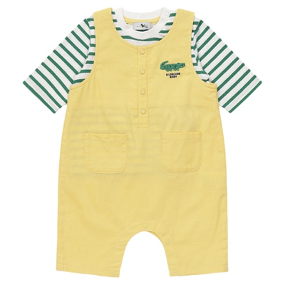 BLUEDOG小动物七分袖连身服