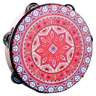 铃鼓舞蹈道具叫我小娜扎儿童手拍鼓民族舞台表演跳舞专用手摇铃鼓