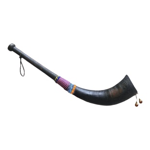 云南佤族长牛角号角乐器古代道士儿童表演出道具长吹号大喇叭吹响