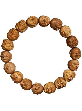 老山檀香十八罗汉手串12mm佛珠