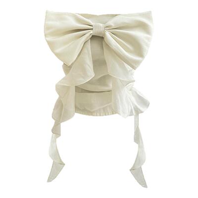 ARTEPURA紫色蝴蝶结打揽抹胸