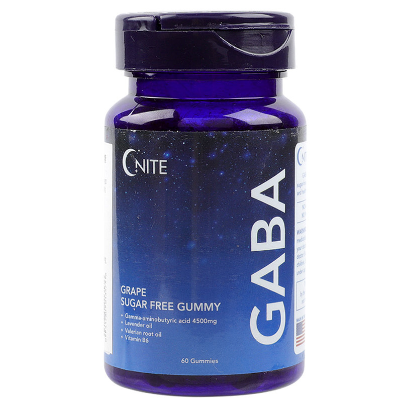 GNITE美国gaba睡眠软糖氨基丁酸辅助入眠非褪黑素无糖改膳NITE帮