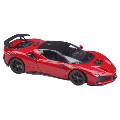 1:24仿真法拉利SF90 XX Stradale合金汽车模型跑车静态摆件送男生