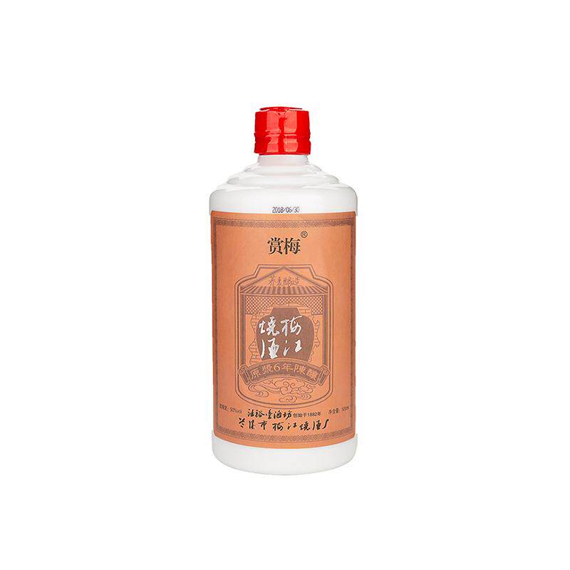名特优农产品梅江烧清香型50度窖藏足6年陈500ML6瓶苦荞麦烧白酒