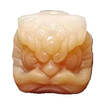 【真菩提】醒狮DIY天然菩提根雕刻高抛精工文玩佛珠手工配饰配珠