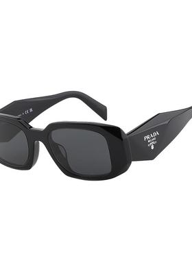 【自营】PRADA普拉达墨镜李现同款女款窄框太阳眼镜防晒 SPR17WSF
