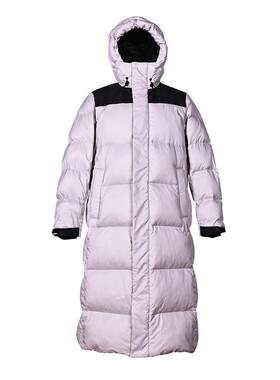 冈狄斯户外情侣款连帽长款羽绒服