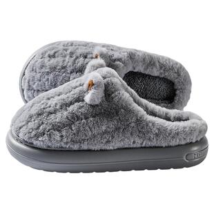 棉拖鞋男款秋冬季2025新款室内家居厚底保暖防滑毛绒绒情侣款拖鞋