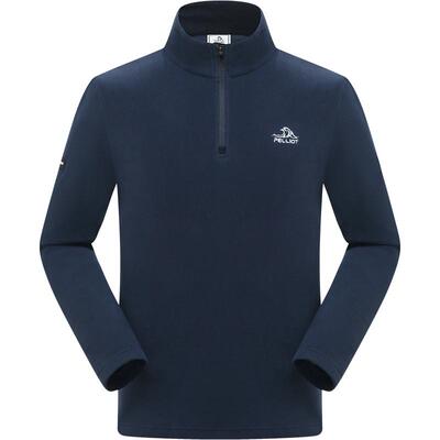 伯希和抓绒衣女加绒保暖打底衫男