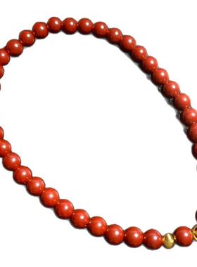 福利款18k金猫眼帝王朱砂手串手链本命年高含量朱砂