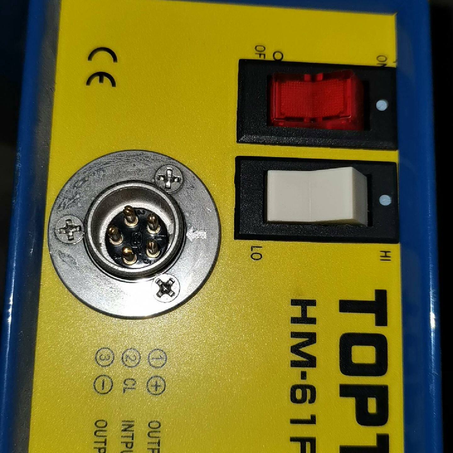 议价TOPT品牌HM61F电动螺丝刀电源蓝色外壳黄色面板带