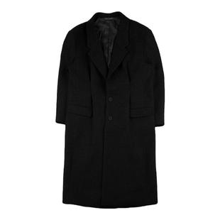 碧舍秋冬加厚超长款毛呢大衣男韩版潮流宽松大码呢子外套高级时尚