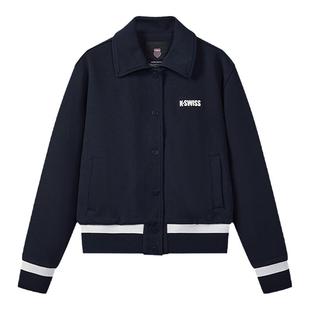 【秀场同款】KSWISS盖世威外套女春季时尚百搭保暖针织夹克199910