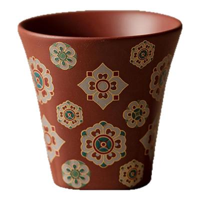 里作原矿朱泥紫砂主人杯功夫茶具单个喝茶茶杯家用客厅茶几品茗杯