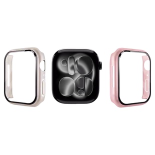 NEWYU适用applewatchs11保护壳11苹果S10手表壳iwatch10壳膜一体s9保护套se3外壳s8版钢化膜2保护膜边框ultra