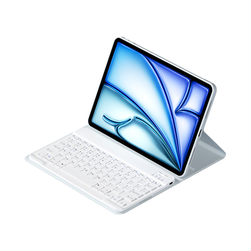 适用苹果ipad蓝牙键盘保护套ipadair6/5平板键盘air2/3保护壳2024款pro11寸9/10代8带笔槽磁吸
