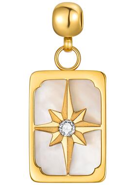 ZEGL小方豆塔罗牌项链吊坠小众