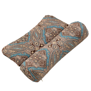 颈椎组合枕半圆形决明子荞麦壳护颈中药枕头可拆卸助睡眠睡觉专用