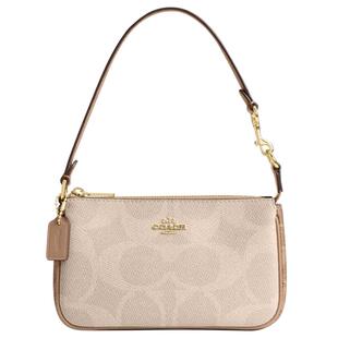 【国内现货】COACH/蔻驰Nolita拼色麻将腋下包大C老花单肩手提包