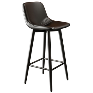 轻奢吧台椅家用现代简约吧椅高脚凳厨房岛台椅子吧台凳酒吧椅前台