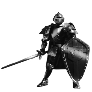 骑士机甲人偶机器人手办拼装积木模型关节可动积木人仔星迪加模型