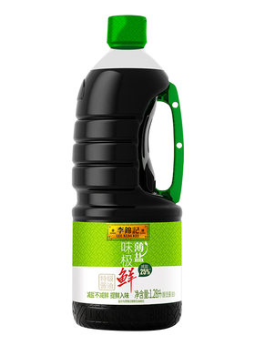 李锦记薄盐味极鲜1.28L/瓶调味