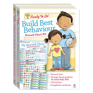 儿童行为奖励表 Be prepared to reward charts: build best behavior 英文原版 Ready to reward chart: happy&healthy habits