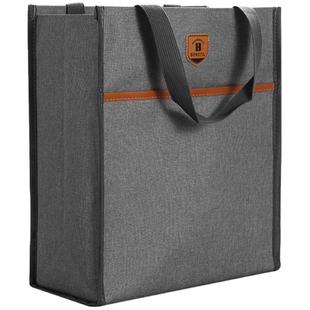 得力补习袋学生用牛津布帆布手提袋韩版小学生中学生拎书袋儿童补课用文件袋简约便携孕检袋收纳包多层大容量