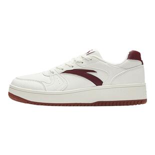 安踏小零感板鞋男女款厚底增高小白鞋轻便休闲平底百搭休闲运动鞋