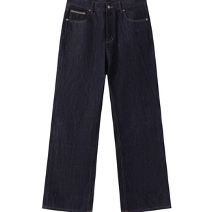 ANYWEAR13.5盎司646版型原牛微阔固色长期主义刺绣手缝包边牛仔裤