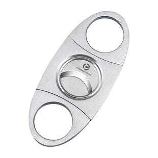 汉尼库克便携古巴雪茄剪刀剪钳锋利不锈钢工具套装双刃开孔打孔器