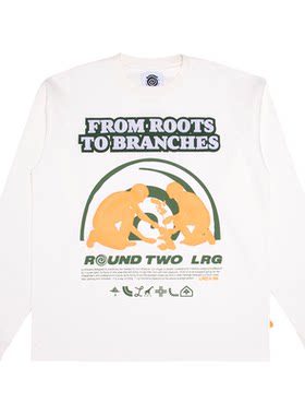 ROUNDTWO×LRG联名款长袖T恤