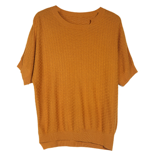 【ZOLLE因为】亚麻老钱风纯色透气舒适不规则针织上衣26春夏新品