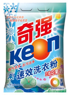 奇强洗衣粉速效清香去渍正品包邮
