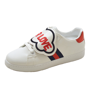 小白鞋男款春秋厚底刺绣运动板鞋鸳鸯尾轻奢百搭潮流低帮休闲鞋