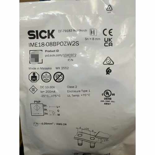 议价SICK西克接近开关IME1808BPOZW2S马来西维修