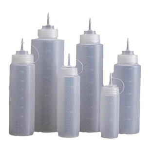 挤酱瓶番茄沙拉酱塑料尖嘴挤压式挤壶商用油壶家用酱汁酱料调料瓶