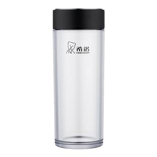 希诺塑料杯男女士便携加厚摔不烂PC水杯防摔耐热旅行随手泡茶杯子