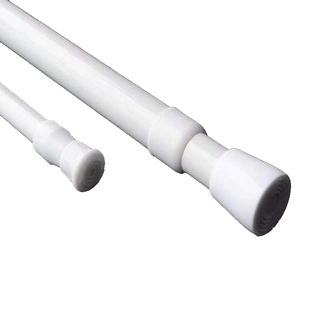 免打孔伸缩杆窗帘杆浴室浴帘杆衣柜晾衣杆门帘杆半帘直杆飘窗挂杆