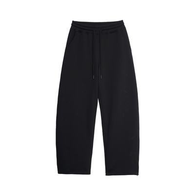 春季重磅宽松男士直筒弯刀裤